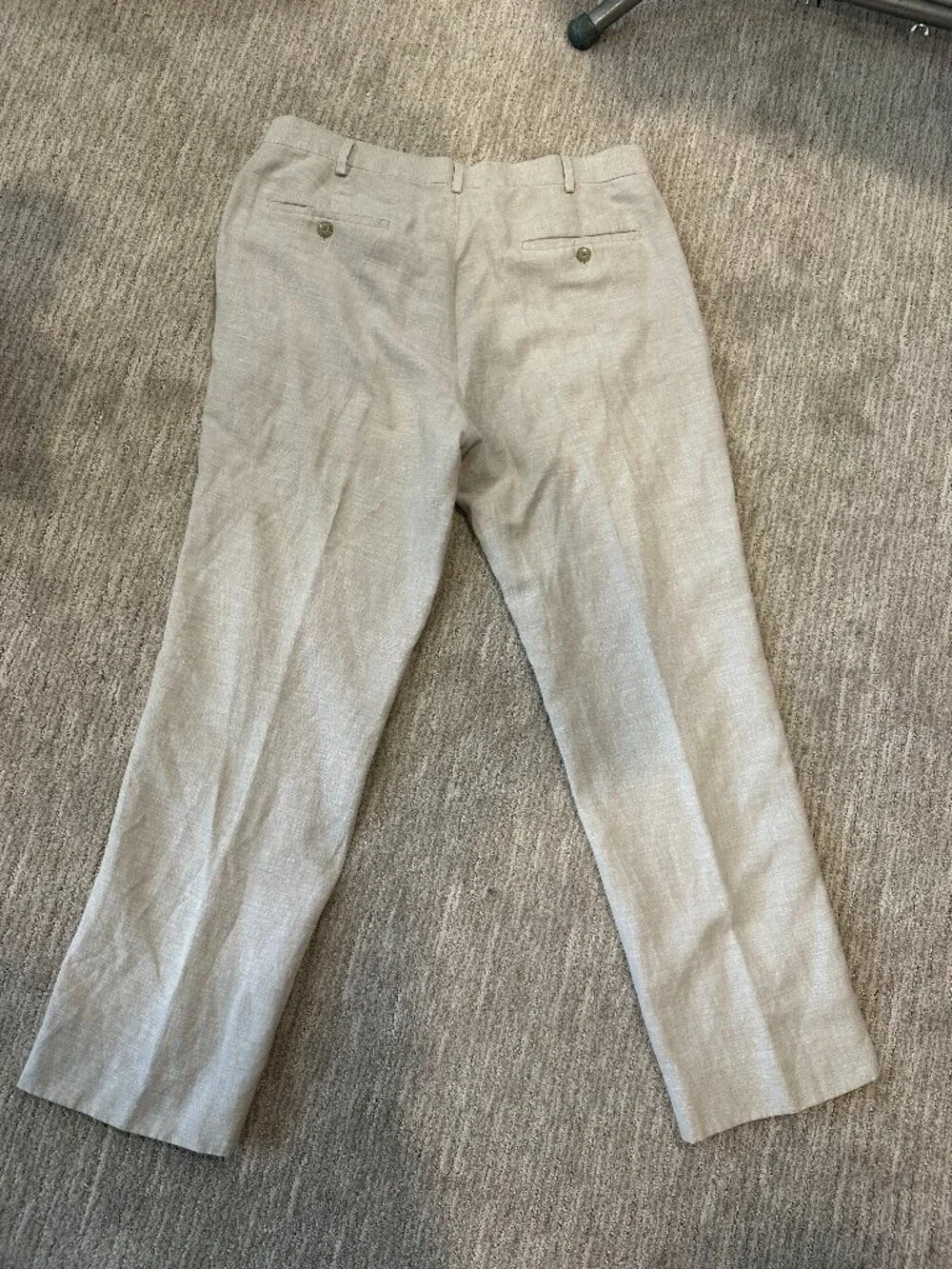 Cubavera Delave Linen Flat Front Pant size 34x32